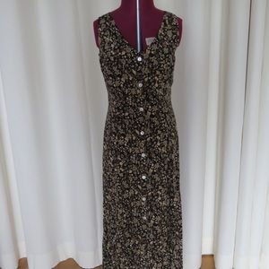 Vintage 90s long floral dress